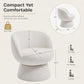 LunaBelle™ Chenille Swivel Chair