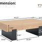 Architectural Block Base Coffee Table