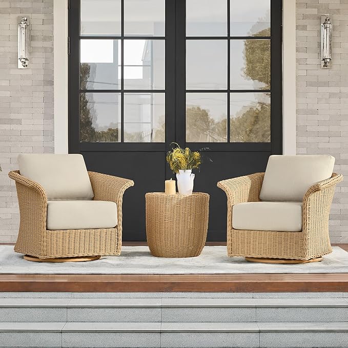 HorizonFlex Swivel Glider Patio Bistro Set