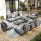 HavenLux Deep Seating Modular Patio Conversation Set