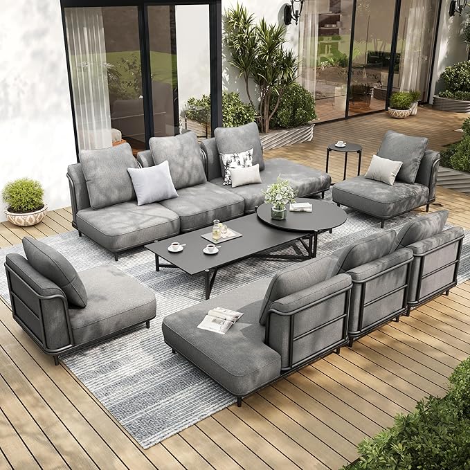 HavenLux Deep Seating Modular Patio Conversation Set