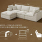 CloudLuxe Modular Sectional Sofa with Ottoman