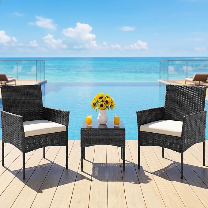 LunaWeave Patio Bistro Set