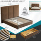 Modern Simplicity Linen Bed with Storage
