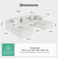 CloudFlex Corduroy Modular Sectional Sofa