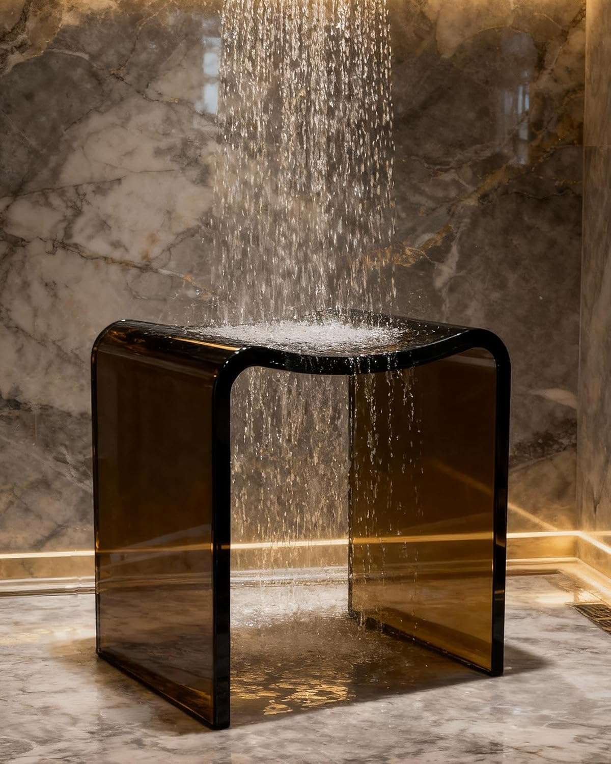 OpulentFlow Shower Stool