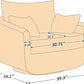 CozyCove™ 360° Swivel Accent Chair
