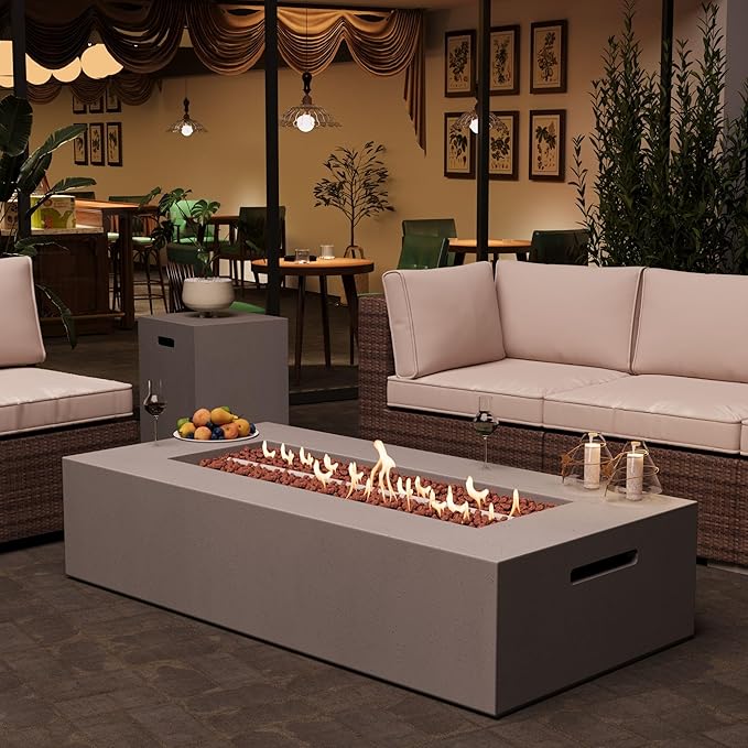 EmberLuxe Modular Fire Pit Table Set