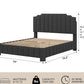 Cloud Bouclé Upholstered Platform Bed