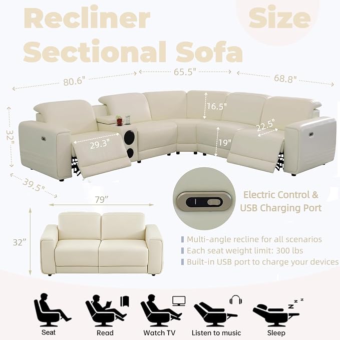 LuxeCinema™ Power Reclining Sectional