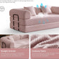 CloudRest Corduroy Sleeper Sofa Bed