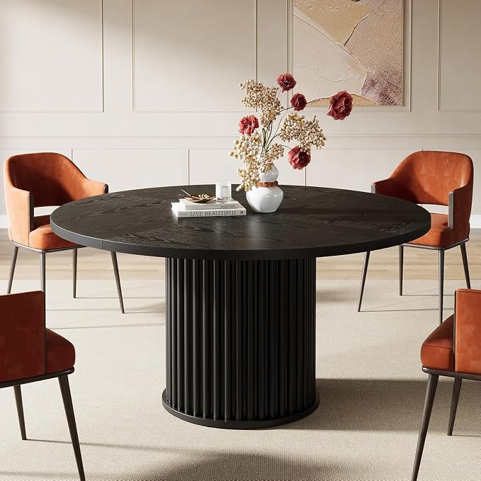 Aurelia Fluted Round Dining Table