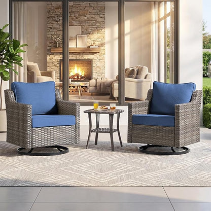 CloudComfort Swivel Patio Set