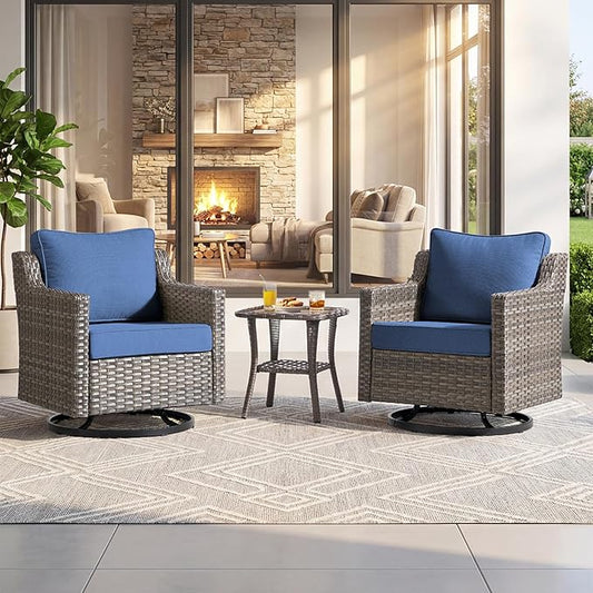 CloudComfort Swivel Patio Set
