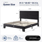 Minimalist Upholstered Bed