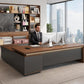 ApexGlow™ Executive L-Shaped Desk