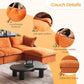 Modern Hemp Velvet Modular Sectional Sofa