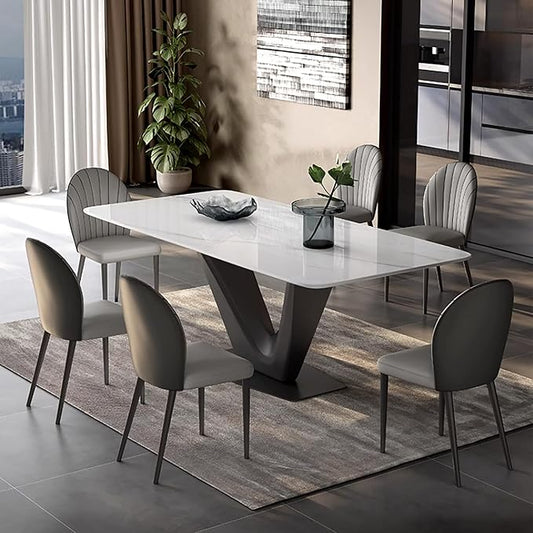 Valencia V-Base Dining Table