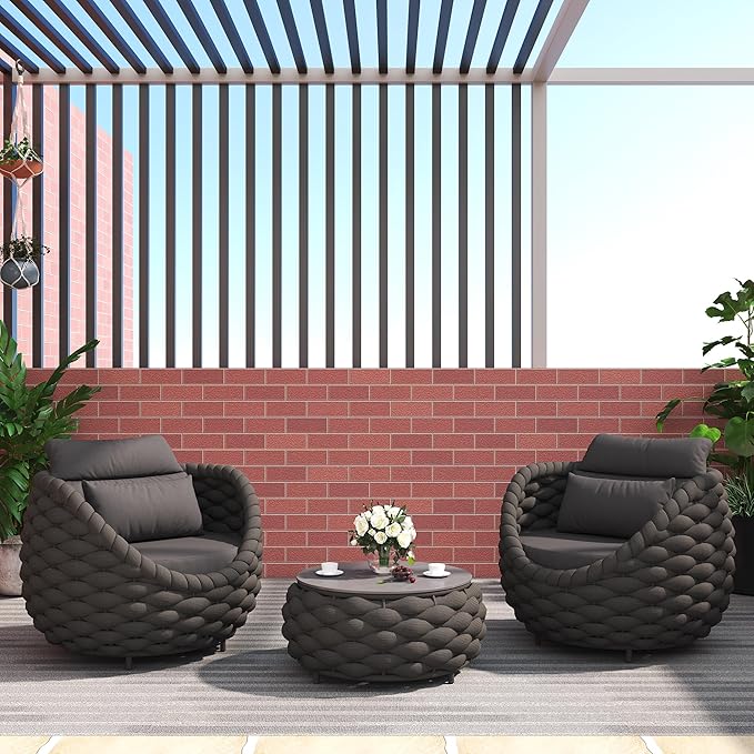 Riviera Rope Outdoor Conversation Set