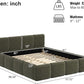 DreamCloud Bouclé Platform Bed