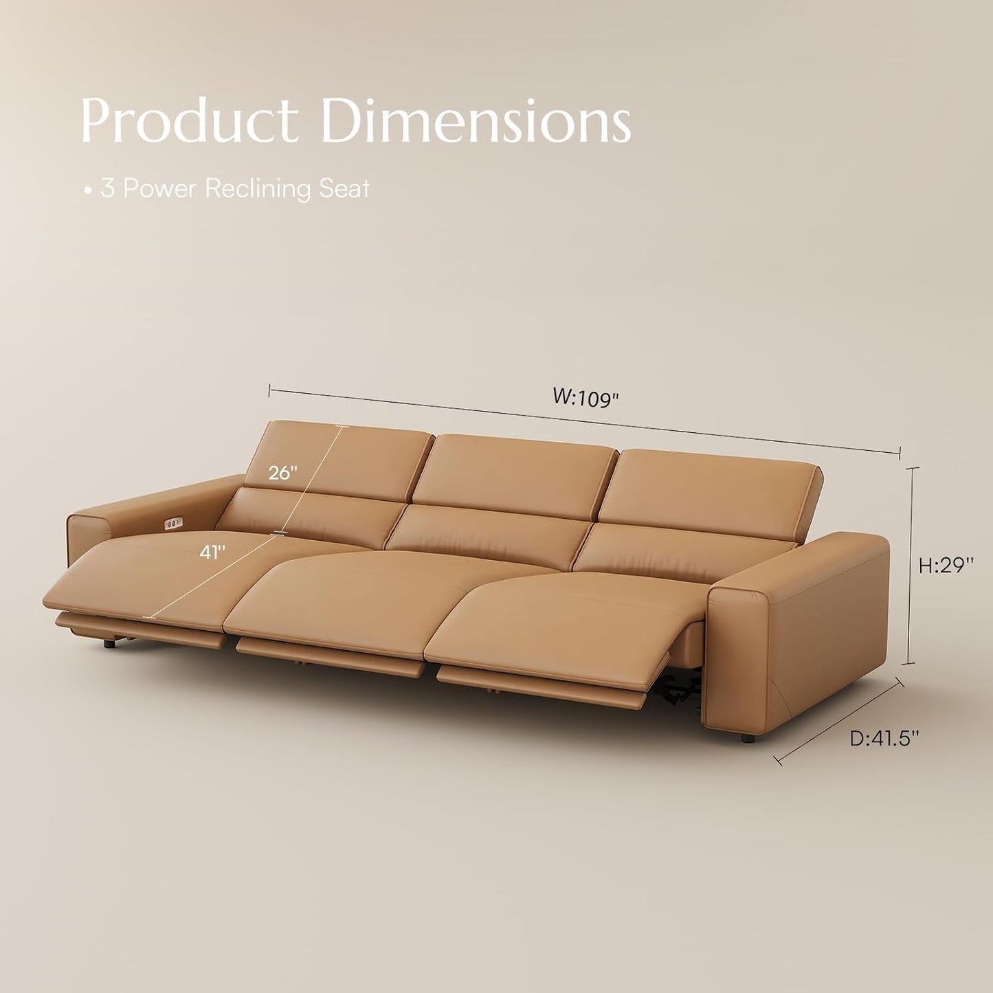PowerGlide™ Wall Hugger Power Reclining Sofa