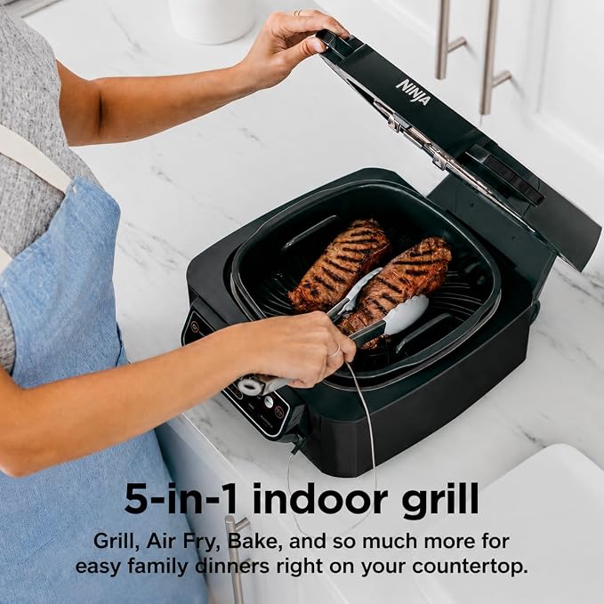 Ninja® Foodi® Smart 5-in-1 Indoor Gril and Air Fryer