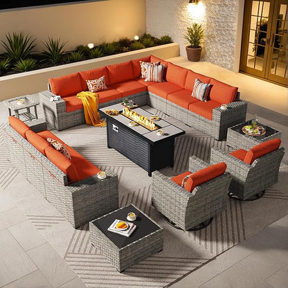 Sunset Ember 16-Piece Patio Fire Pit Set