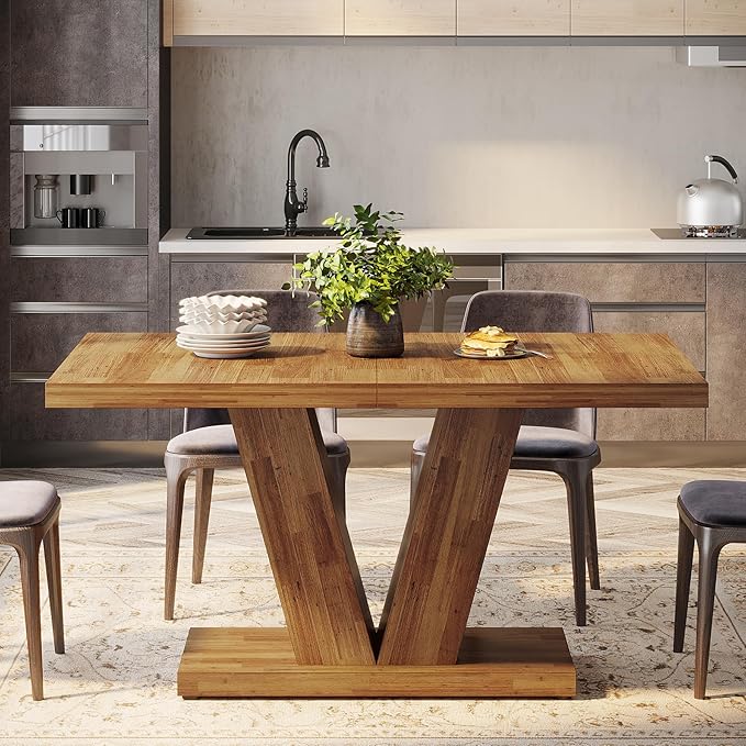 Heritage Elm Rustic Dining Table