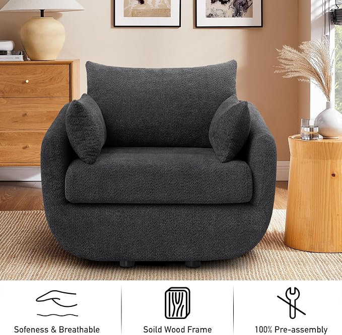 CozyCove™ 360° Swivel Accent Chair