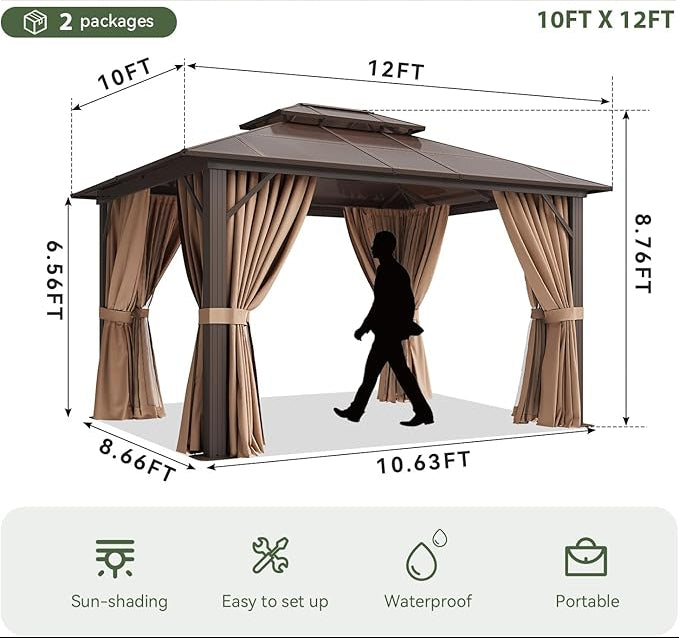 Escape Double Roof Gazebo