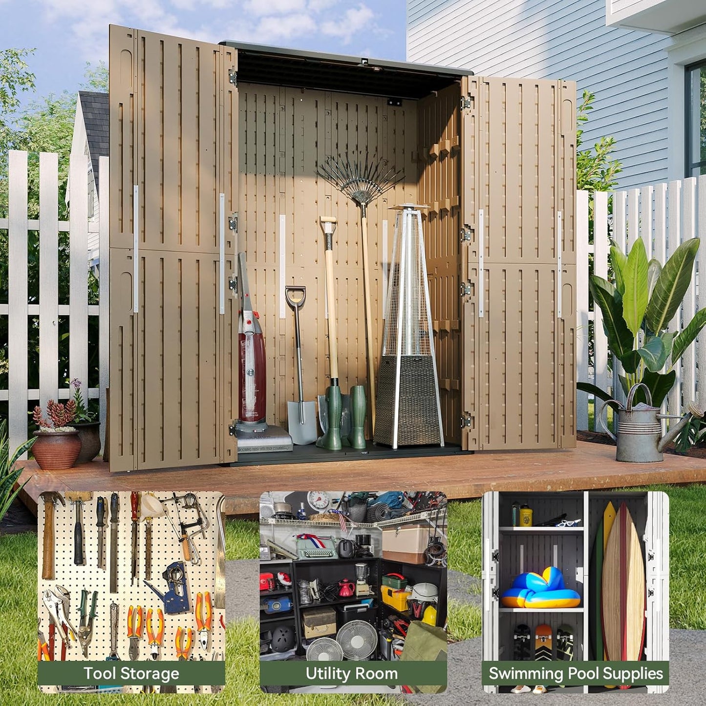 Oasis Organizer Storage Shed