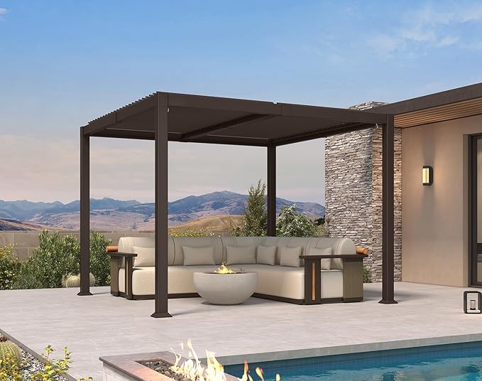 Modern Luxe Louvered Pergola