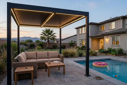 Solara Luxe Louvered Pergola