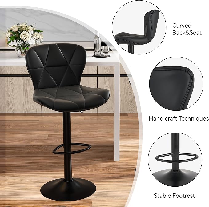 Aston Luxe Bar Stool Set