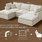 CloudLuxe Modular Sectional Sofa with Ottoman