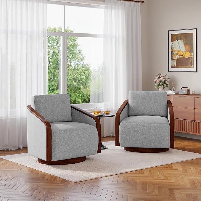 Elmhurst™ Swivel Barrel Chair