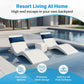 Azure Reef Sun Shelf Lounger Set