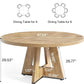 Brighton 47" Round Pedestal Dining Table