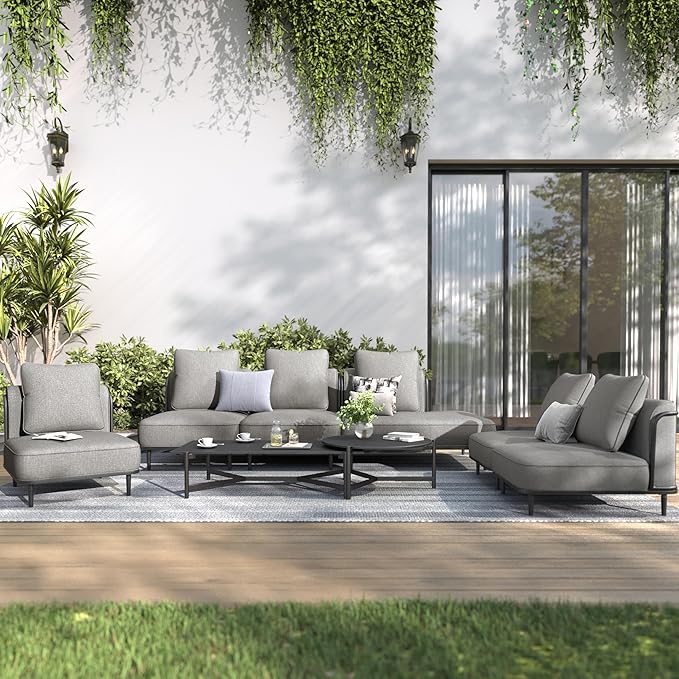 HavenLux Deep Seating Modular Patio Conversation Set