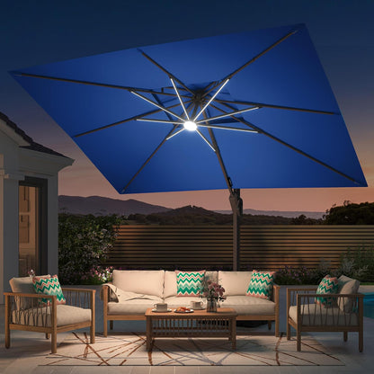 LumiShade LED Cantilever Umbrella