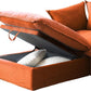 Modern Hemp Velvet Modular Sectional Sofa