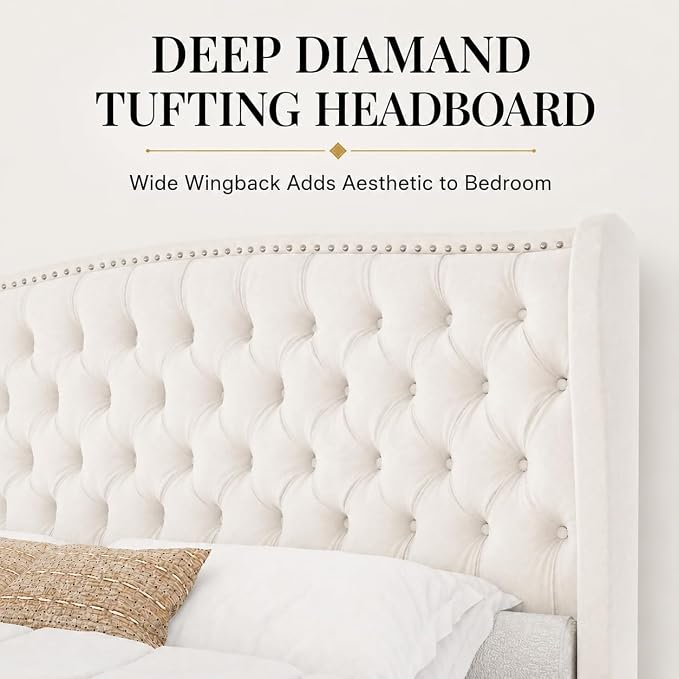 Modern Luxe Tufted Bed