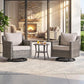 CloudComfort Swivel Patio Set