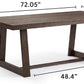 Heritage Grove Solid Wood Farmhouse Dining Table