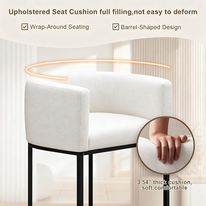 Luxe Curve Counter Stool Set