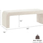 Modern Bouclé Upholstered Bench