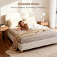 Luxe Bouclé Upholstered Bed