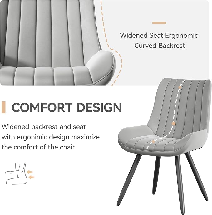 Lennox Upholstered Dining Chair Set
