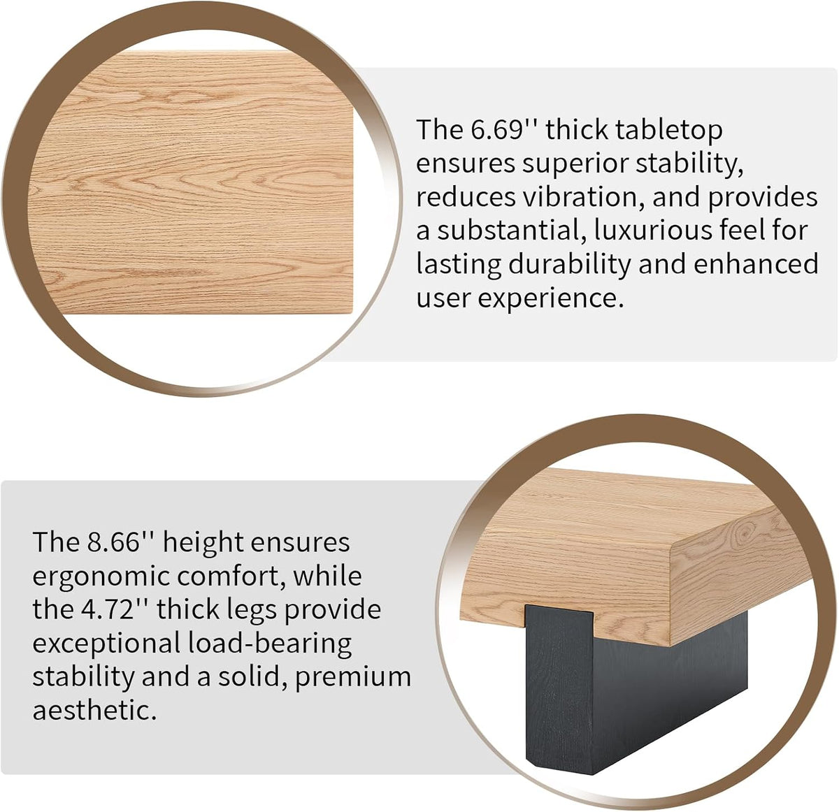 Architectural Block Base Coffee Table