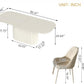 Prescott Fluted Dining Set